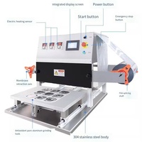 Machine de scellage pneumatique à 9 plateaux haute performance pour macarons, mochi, sachertorte et coupes de sauce