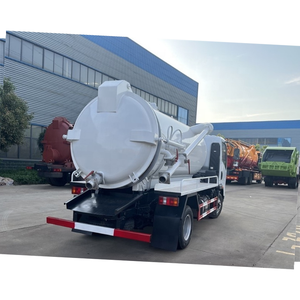 HOWO 5cbm Vacuum Fecal Waste Water Suction Truck Septic tank Truck Supplier - Product Image 6