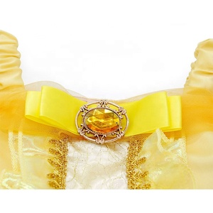 ชุดเดรสเจ้าหญิงเอล<span class=keywords><strong>ซ่า</strong></span>แอนนาสำหรับเด็กผู้หญิงชุดคอสเพลย์วันฮาโลวีนสำหรับเด็กชุดเดรสงานเลี้ยงตอนเย็นสำหรับวันเกิดสีเหลืองใหม่ - Product Image 5