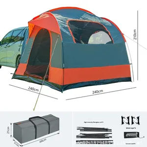 Toldo <span class=keywords><strong>de</strong></span> Verano <span class=keywords><strong>para</strong></span> Exteriores, Playa, Camping, Techo <span class=keywords><strong>de</strong></span> <span class=keywords><strong>Coche</strong></span>, Extensión <span class=keywords><strong>de</strong></span> <span class=keywords><strong>Maletero</strong></span> Trasero, Protector Solar, Impermeable, Túnel - Product Image 4