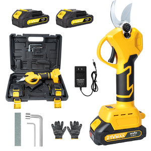 Sécateur de jardin sans fil professionnel 500W 21V à batterie lithium-ion, cisailles de taille à l'étrier, capacité de coupe 25-30mm MVM - Product Image 1