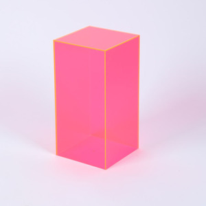 Đầy Màu sắc Acrylic Bìa con số hộp hiển thị rõ ràng lưu trữ hộp chống bụi che Neon bóng hộp tường hiển thị khối Bệ chân - Product Image 1