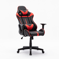 Silla de Computadora Moderna de Cuero para PC con Función Reclinable, Silla Ergonómica para Juegos con Respaldo Alto
