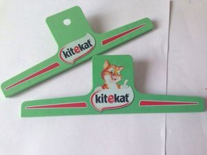Pince magnétique en plastique personnalisable (logo et couleur) pour réfrigérateur, format géant, usage bureau/école/maison, vente en gros, pince à mémo - Product Image 4