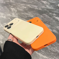 Coque de protection d'appareil photo en silicone TPU souple pour iPhone 17 Pro Max 16 15 14 13 12