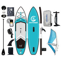 Planche de paddle OEM pour kitesurf, voile de kitesurf, aile de windsurf pour eaux offshore, fabriquée en EVA PVC Drop Stitch