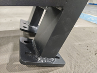 Base en acier robuste sur mesure pour support de scène incurvé, support au sol pour structure en treillis d'aluminium et écran LED
