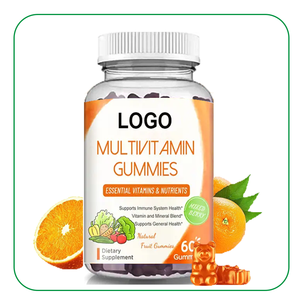 Marque privée Vitamines a C D3 E B6 B12 Supplément de soutien immunitaire Gommes multivitaminées - Product Image 1