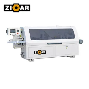 ZICAR Holzplatte MDF Melamin Laminat Kanten anleim maschine MF50G Qingdao Gerade Hoch geschwindigkeit automatische Kanten anleim maschine