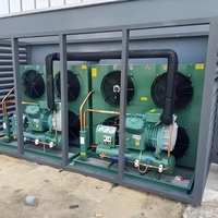 Nueva Unidad de Compresor Scroll Semi-Encerrado Automático R404a/380V para Refrigeración Ecológica de Congeladores, Capacidad de Refrigeración de 4-10kW