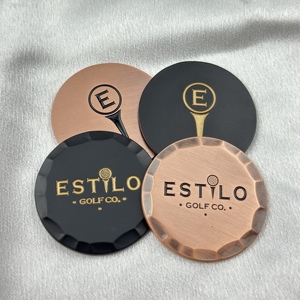 Marcatore per Palline da <span class=keywords><strong>Golf</strong></span> in Lega di Zinco Martellato, Personalizzabile con Logo, Impermeabile, di Lusso e Durevole, 38mm, Vendita all'Ingrosso - Product Image 2