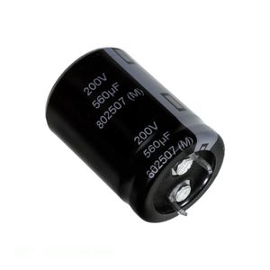 Condensateur à montage traversant EET-UQ2E391BA, 390 µF, 20 %, 250 V, en aluminium, à fixation par clip, Distributeur agréé - Product Image 1