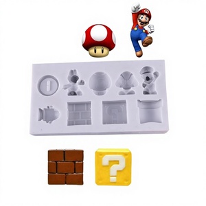 Molde de Silicona para Pastel de Fondant de la Serie de Juegos, Manualidades DIY, Dibujos Animados, Super Mario, Pequeño Hongo - Product Image 3