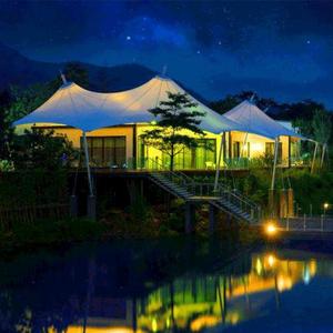 Membrane Structure <b>Tent</b> Hotel Aluminum Oxford Cloth Double Layer Four Season <b>Large</b> Space Outdoor Camping Shelter - Product Image 1