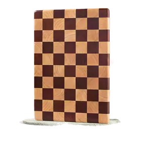 Tabla de cortar de madera de acacia, redonda y rectangular, antideslizante, para cortar verduras en la cocina. - Product Image 5