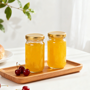 235 毫升 8 盎司无铅玻璃食品罐头罐果酱辣椒油蛋黄酱蜂蜜可可包装罐带盖 - Product Image 4