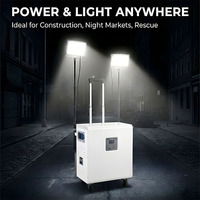 BH-16KWH 51.2V 12kw LiFePO4 Station d'alimentation solaire tout-en-un pour véhicules électriques hors réseau, alimentation mobile, communication CAN pour voitures