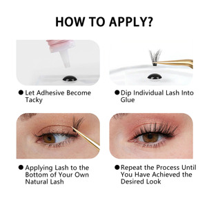 Cils dramatiques en gros Qingdao, boîte d'emballage personnalisée pour cils, fournisseurs de cils en vrac, cils entiers, fournitures pour cils - Product Image 4