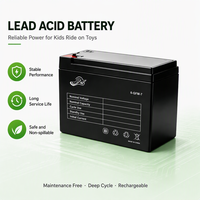 Batterie au plomb régulée par valve 12V 7Ah 10Ah 12Ah pour voiture électrique enfant, pulvérisateur, haut-parleur extérieur, lumière d'urgence de porte