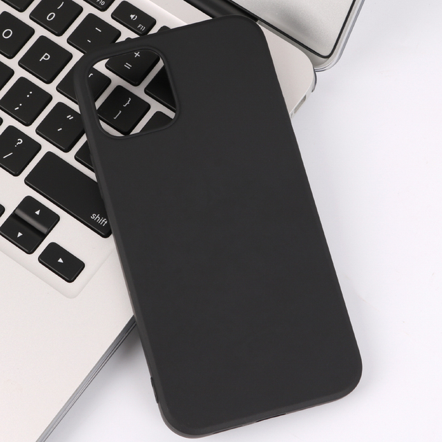 Durable Frosted Black Matte TPU Silicone Phone Case for iPhone 17 Air 5 6 7 Plus 11 Pro XS Max Series Shockproof Soft Touch XR