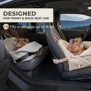 Asiento de coche 3 en 1 para <span class=keywords><strong>perros</strong></span> al por mayor, bolsa de transporte impermeable para mascotas, cama portátil para <span class=keywords><strong>perros</strong></span> pequeños, asiento elevador para asiento delantero y trasero, viaje <span class=keywords><strong>seguro</strong></span> - Product Image 3