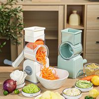 Groothandel Handmatige Multifunctionele RVS Fruit- & Groente Rasp/Snijder/Hakker met Eenvoudig Reinigbaar Ontwerp