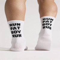 Chaussettes de course à pied en nylon de trail de compression avec logo au design personnalisé Chaussettes de cyclisme de compression de haute qualité pour joueurs de sport professionnels