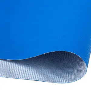 Tissu de bâche de sport antidérapant en relief de riz, tapis de gymnastique en vinyle PVC 610gsm