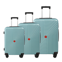 Kualitas tinggi bahan ABS TAS kunci anti Maling trolly TAS koper set untuk dijual