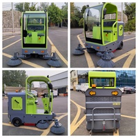 Alat Pembersih Lantai Ride-on Vacuum Cleaner untuk Fasilitas Parkir Komersial