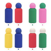 Service après-vente professionnel, bouteille d'eau isotherme réutilisable en acier inoxydable 316, 350 ml, pour enfants, couleur unie, sport de plein air, vente en gros
