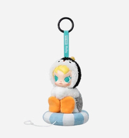 Pour MART 100% Original bébé Molly X Pingu heureux pêche mystère aveugle boîte 1/72 échelle unisexe en peluche PVC peluche jouet