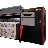 Impresora Mural de Barniz Crystaljet de 3.3m, Modelo CJ8000III, para Tinta UV con 4-12 Cabezales de Impresión Konica