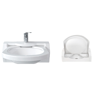 Nuovo Design incorporato pieghevole acrilico RV lavello Made in China per <span class=keywords><strong>Camper</strong></span> Van <span class=keywords><strong>bagno</strong></span> lavabo Caravan wc - Product Image 5