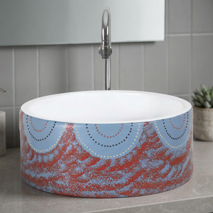 Table rectangulaire lavabo lavabo moderne Cupc dessus de table en céramique dorée lavabo de salle de bain lavabo - Product Image 4