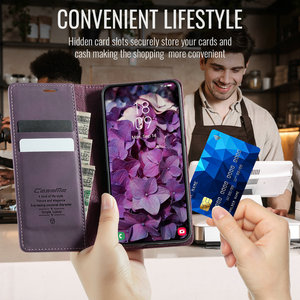 Funda de Cuero Retro de Nuevo Diseño CaseMe para <span class=keywords><strong>Samsung</strong></span> Galaxy A17, Funda Tipo Cartera con Ranuras para Tarjetas de PU para <span class=keywords><strong>Samsung</strong></span> A07 A17 A37 A57 - Product Image 3