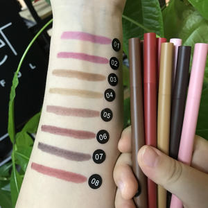 Crayon à lèvres mat longue tenue effet tatouage, personnalisable avec logo, pour maquillage cosmétique, teinte à lèvres peel-off, contour des lèvres - Product Image 1