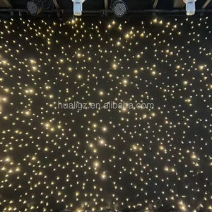 Toile de fond en tissu étoilé LED avec matrice LED Bleu clair Blanc chaud Blanc froid <span class=keywords><strong>pour</strong></span> parc à thème Événements de <span class=keywords><strong>mariage</strong></span> - Product Image 2