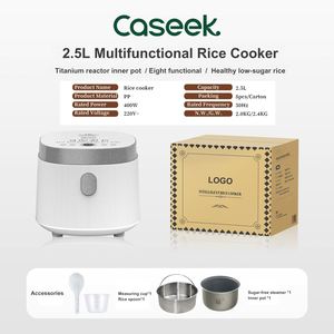 Autocuiseur numérique intelligent portable Caseek avec cuve intérieure en titane, faible teneur en glucides et en sucre, cuisson automatique, multicuiseur 2KG - Product Image 5