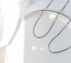 Collana Choker in Argento Sterling 925 Placcato Oro Rosa con Design Semplice Ispirato ai Follower di Instagram - Product Image 2