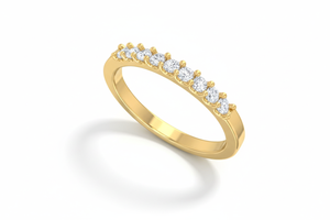 Modern Women's Signature Stacking <b>Band</b> <b>Ring</b> For Wedding Party Anniversary Gift Romantic Celebrations - Product Image 3