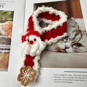 Pañuelo de Punto con Gancho de Cuero para Mascotas, Gatos y Perros, Diadema Navideña, Duradera y Ecológica de Fábrica para <span class=keywords><strong>Chihuahua</strong></span> y American Shorthair - Product Image 3