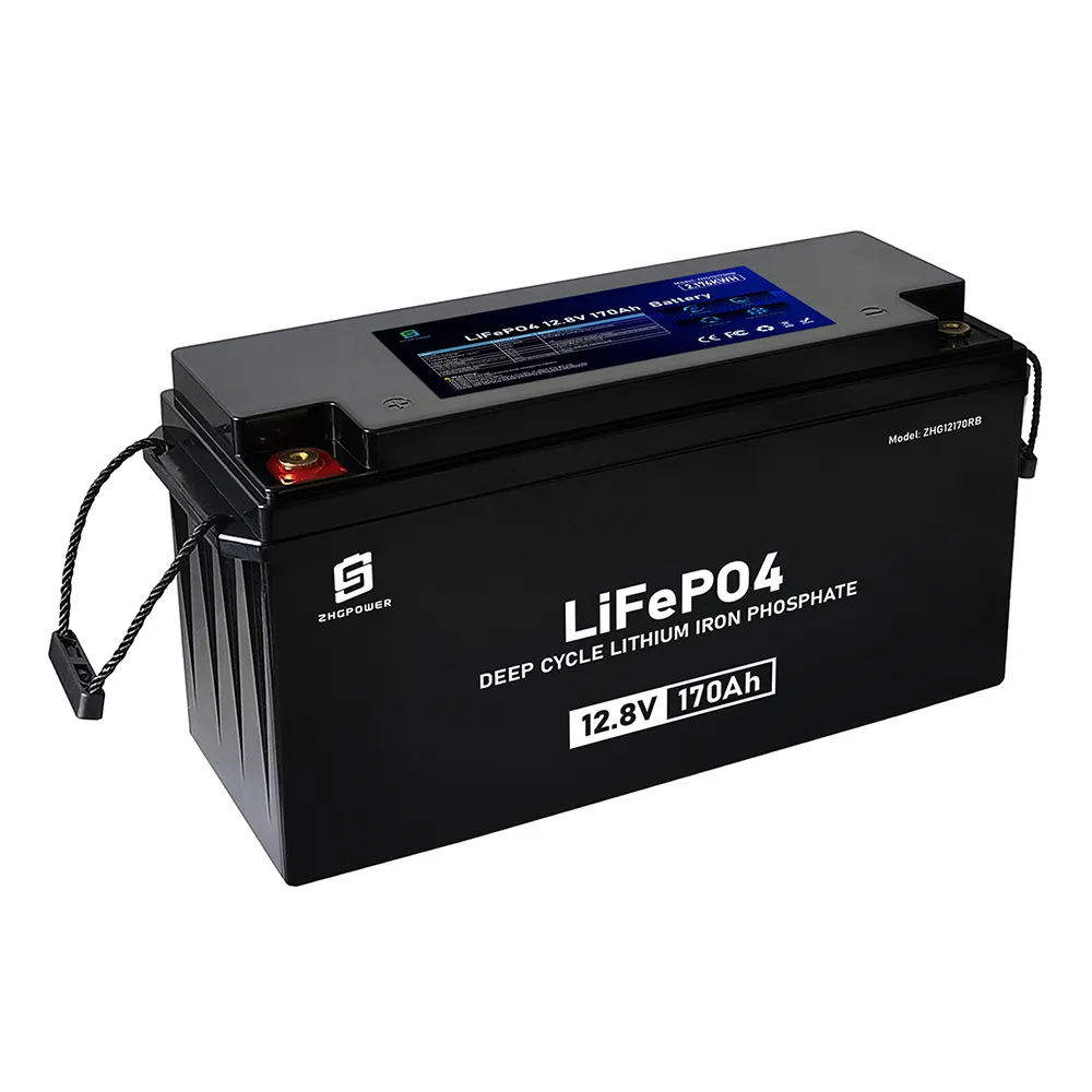 12V 170ah 200AH ngoài trời chiếu sáng Pin có thể sạc lại lithium ion Battery Pack chu kỳ sâu năng lượng lưu trữ pin