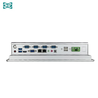 Tablette industrielle sans ventilateur 12 pouces panneau PC résistance tactile intégrée ordinateur Intel J1900 WES7 Linux