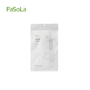 FaSoLa Foam Net White Nylon PE Hanging Mesh For Bath And Facial Cleansing - Product Image 1