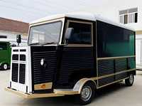 Camion de restauration mobile pour churros personnalisé avec station de friture professionnelle et présentoir à desserts pour entreprise de restauration de rue mobile