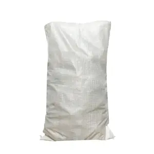 White 50kg Pp Woven Sack Bags Manufacturer For Pack Sugar Flour Fertilizer Feed Seed