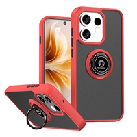Étui antichoc avec anneau de support pour OPPO Reno 16F 5G/Reno 16FS 5G/Reno 16C 5G, support magnétique pour voiture, béquille, coque de protection pour téléphone