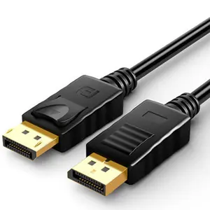 4K 60Hz DP1.2 kabel pria KE pria untuk laptop hd tv port tampilan Displayport ke dp OEM penjualan 5m 4K adaptor mendukung DP HDMI 4k kabel