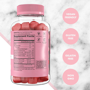 Gommes de marque privée OEM Bonbons rehausseur BBL pour adultes Booster de grosses fesses et de hanches Gummies au vinaigre de cidre de pomme - Product Image 6